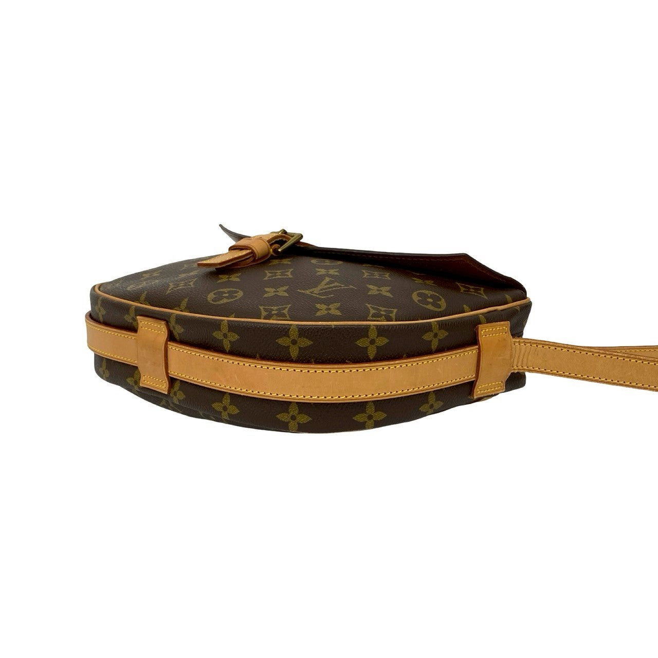 LOUIS VUITTON Shoulder Bag leather Brown Monogram Jeune filleMM