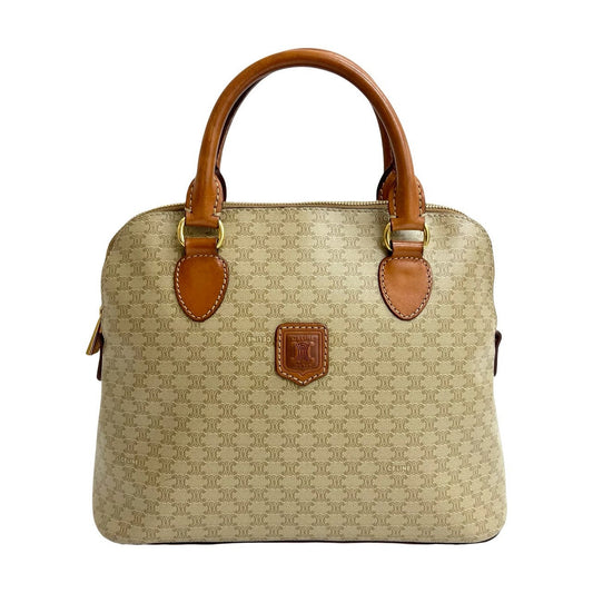 CELINE Handbag leather beige