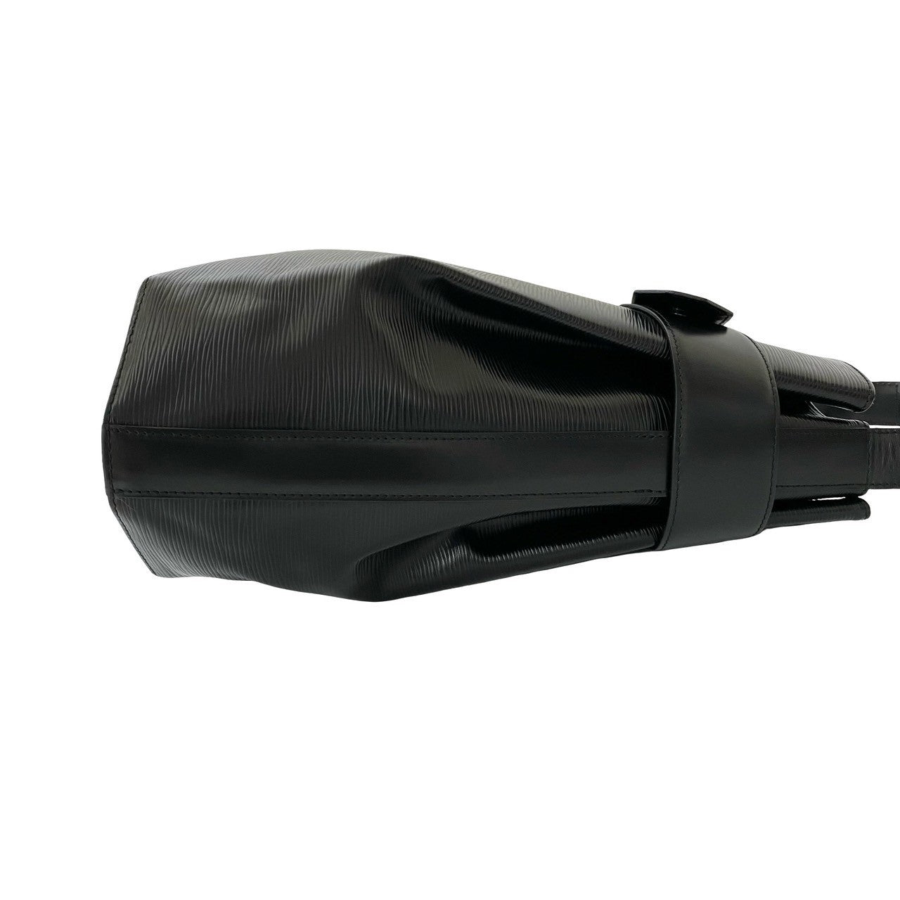 LOUIS VUITTON Shoulder Bag leather black Epi Sac DePaul GM