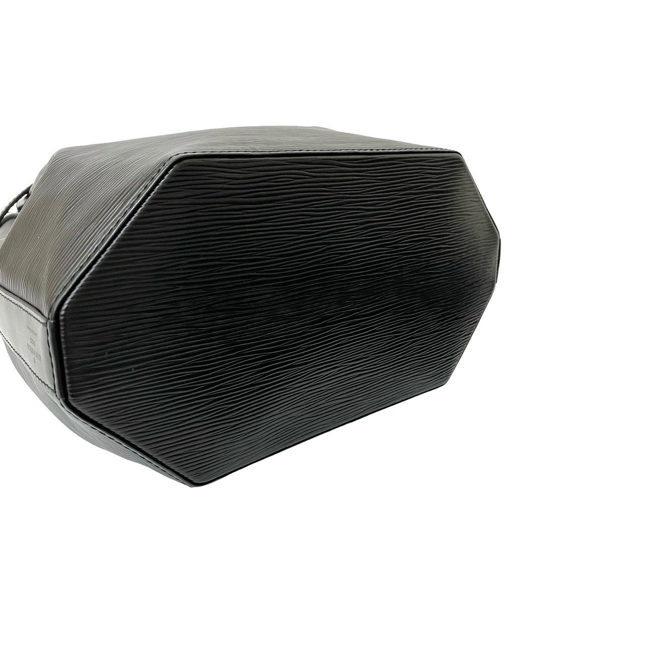 LOUIS VUITTON Shoulder Bag leather black Epi Sac DePaul GM