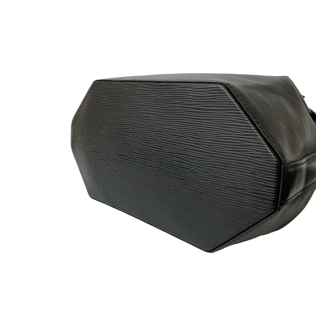 LOUIS VUITTON Shoulder Bag leather black Epi Sac DePaul GM