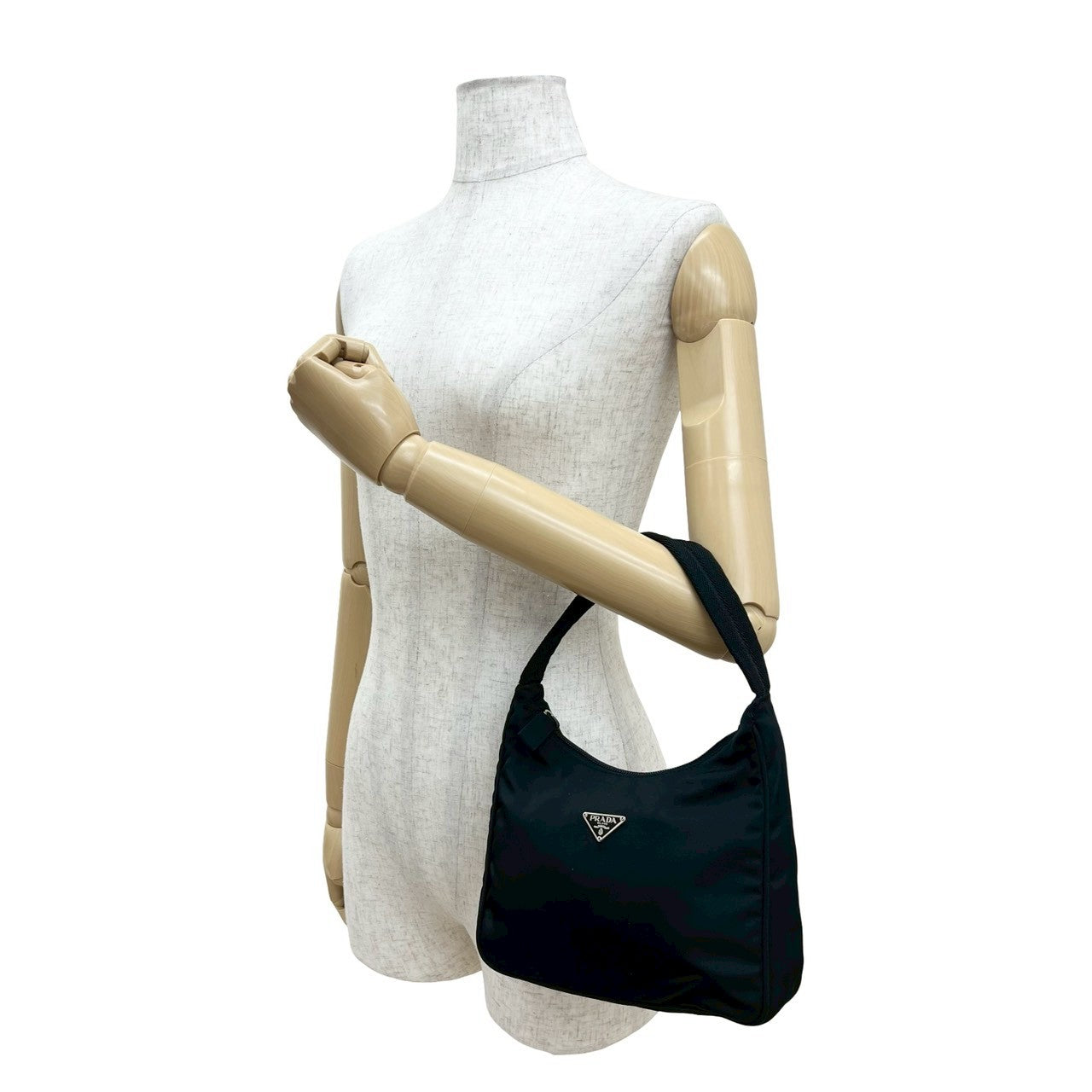 PRADA Handbag Nylon black