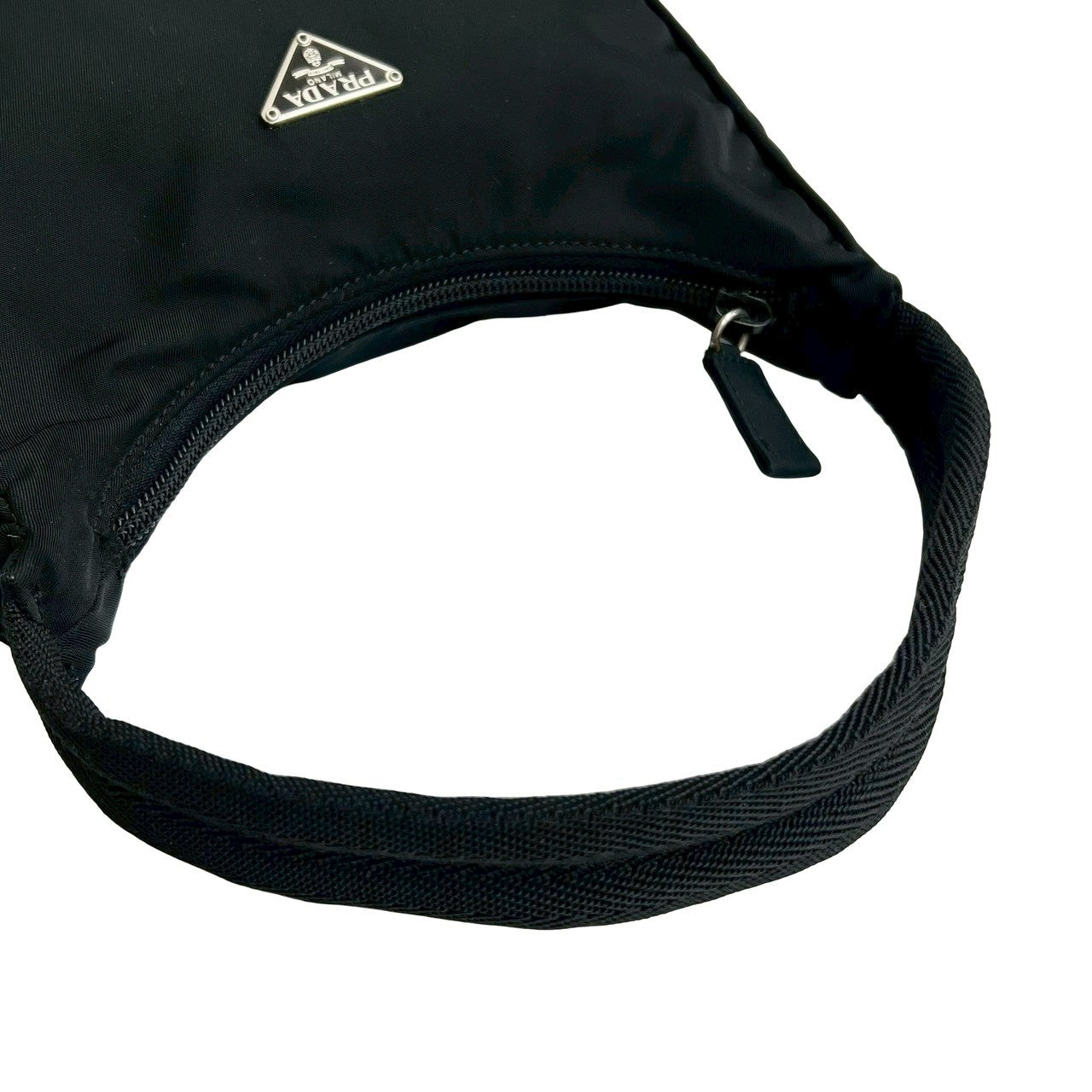 PRADA Handbag Nylon black