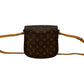 LOUIS VUITTON Shoulder Bag leather Brown Monogram Saint-CloudMM