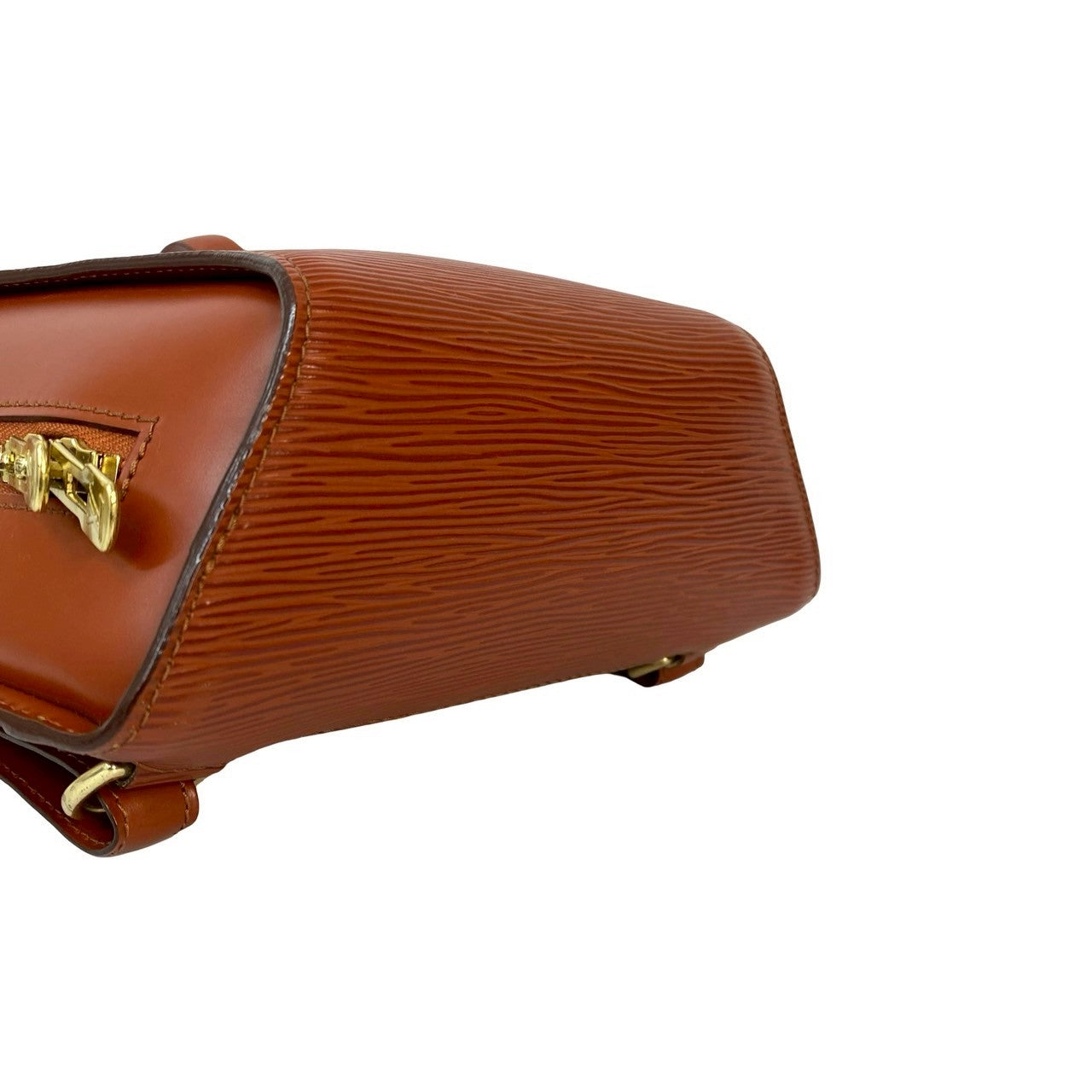 LOUIS VUITTON Backpack Epi Leather Brown Epi Mabillon