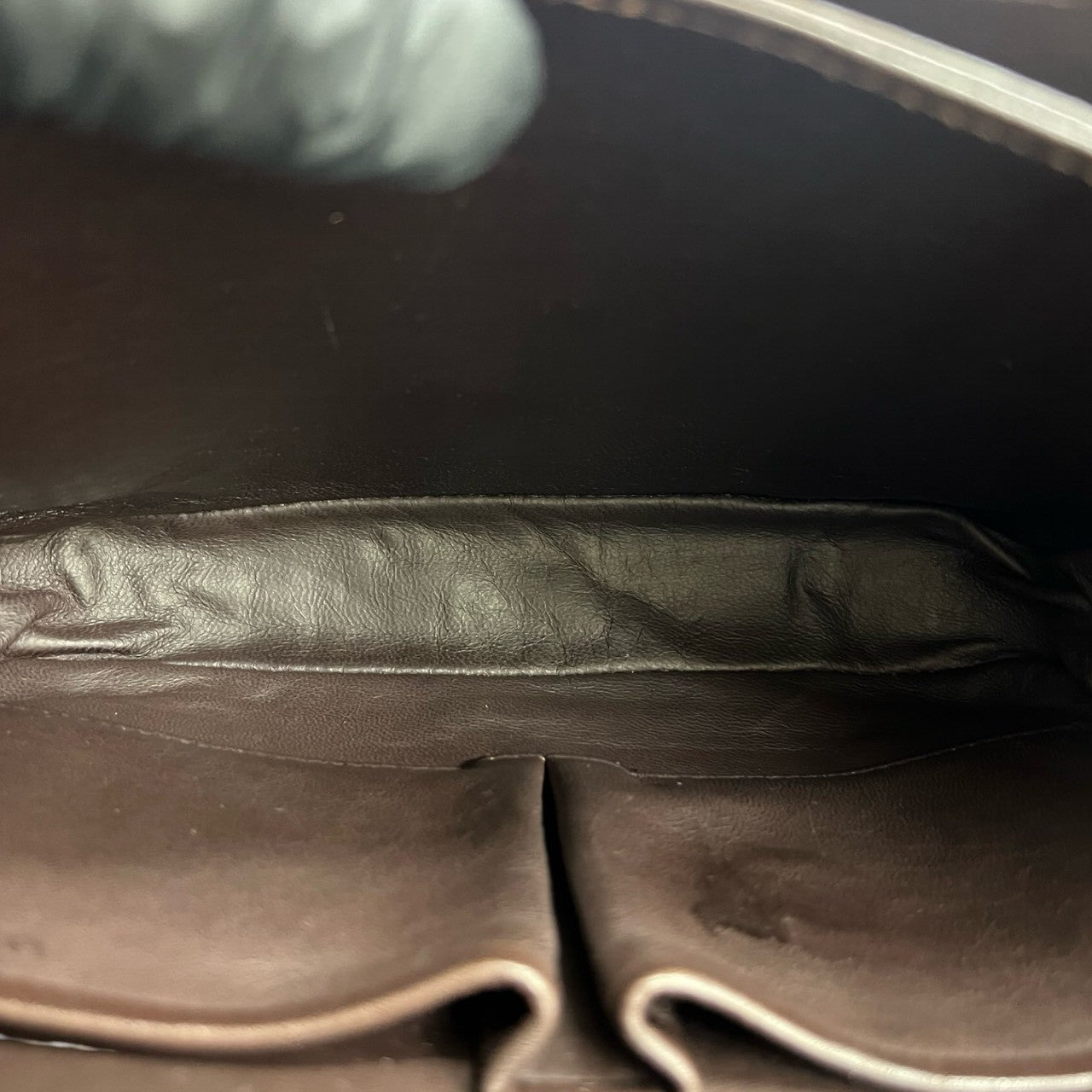 CELINE Shoulder Bag leather Brown