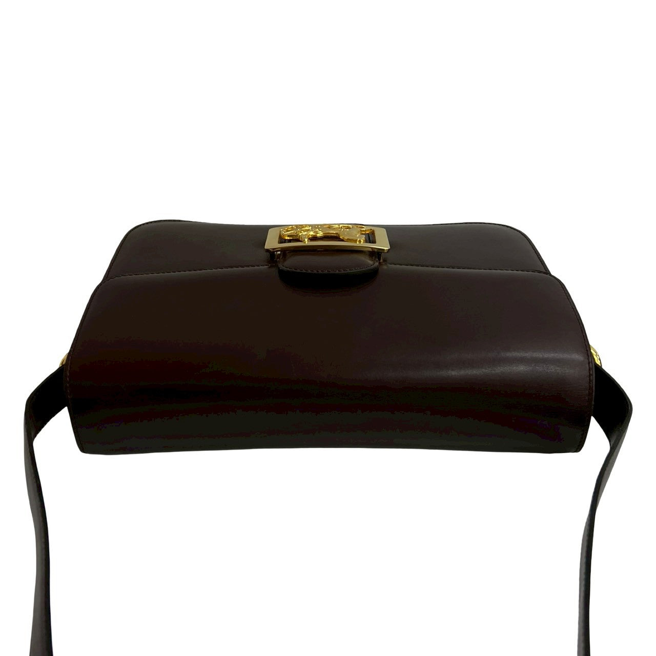 CELINE Shoulder Bag leather Brown