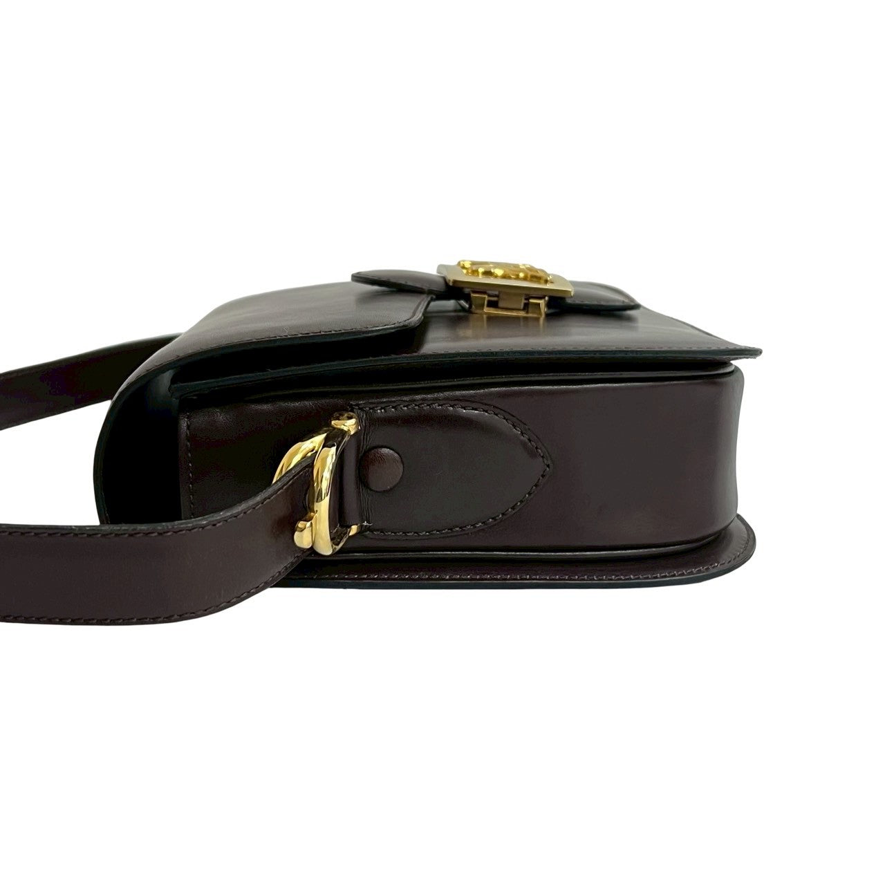 CELINE Shoulder Bag leather Brown