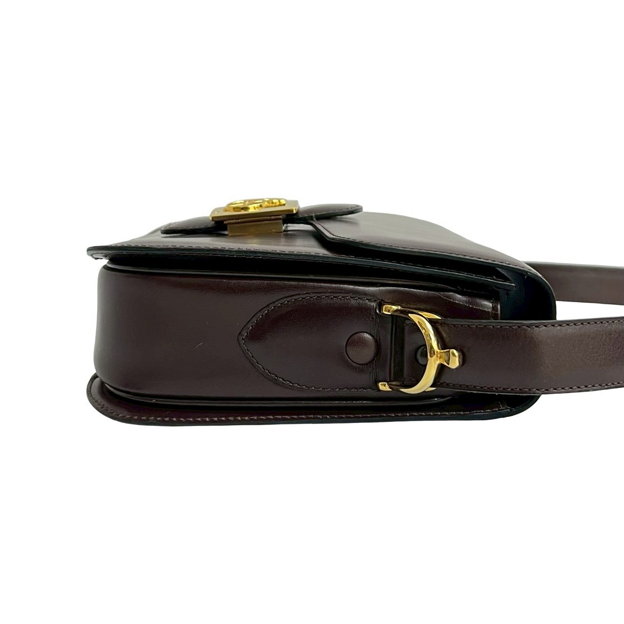 CELINE Shoulder Bag leather Brown