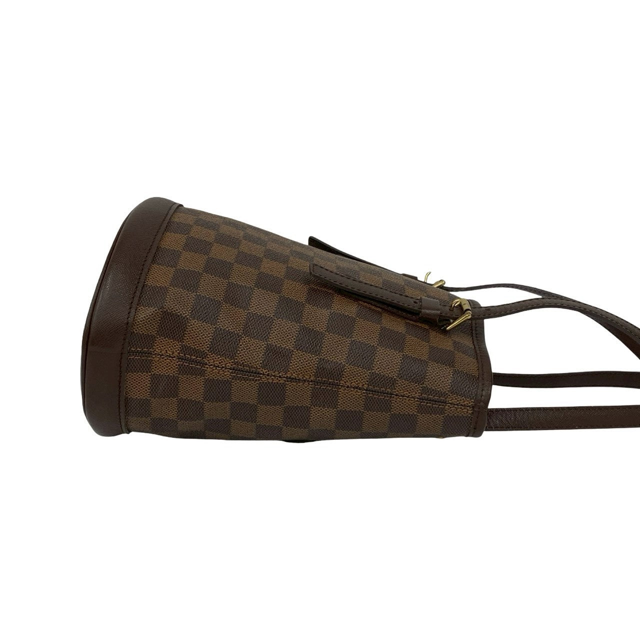 LOUIS VUITTON Tote Bag leather Brown Damier Mare Baquet
