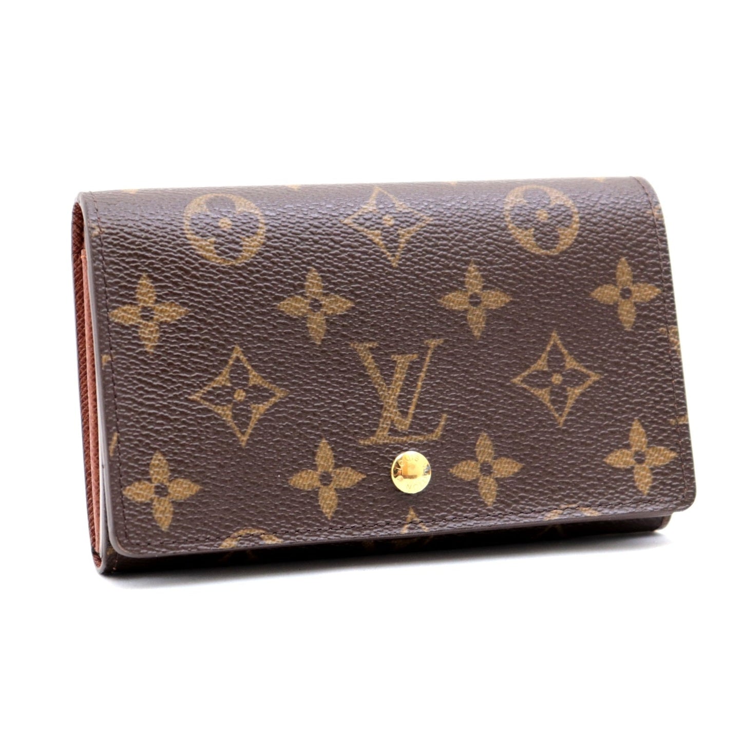 LOUIS VUITTON Bifold Wallet M61730 Monogram canvas, leather Brown Monogram Women Used Authentic