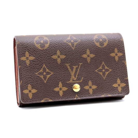LOUIS VUITTON Bifold Wallet M61730 Monogram canvas, leather Brown Monogram Women Used Authentic