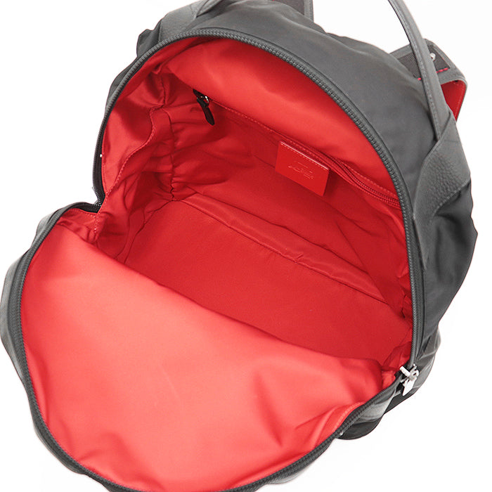Christian Louboutin Backpack Nylon %, Leather % black unisex(Unisex) Used Authentic