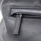 PRADA Backpack BZ032L Soft Calfskin Leather Navy Women Used Authentic