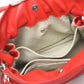 LOEWE Shoulder Bag 380 82 E17 leather Red 2WAY leather Tassel Women Used Authentic