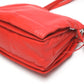 LOEWE Shoulder Bag 380 82 E17 leather Red 2WAY leather Tassel Women Used Authentic