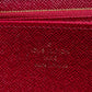 LOUIS VUITTON Long Wallet Purse M41895 Monogram canvas Fuchsia Zip Around Monogram Zippy wallet unisex(Unisex) Used Authentic