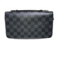 LOUIS VUITTON business bag N41503 Damier Grafitto Canvas Graphite Long Wallet Purse Damier Grafitte Zippy XL mens Used Authentic
