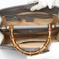 GUCCI Handbag 459076 Bamboo gray 2WAY Bamboo Women Used Authentic