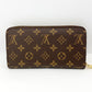 LOUIS VUITTON Long Wallet Purse M41895 Monogram canvas Fuchsia Zip Around Monogram Zippy wallet unisex(Unisex) Used Authentic