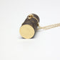 LOUIS VUITTON charm MP2406 Monogram canvas, metal Brown Accessories Lipstick case Women Used Authentic