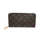 LOUIS VUITTON Long Wallet Purse M41896 Monogram canvas Coklico Zip Around Monogram Zippy wallet unisex(Unisex) Used Authentic