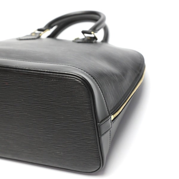 LOUIS VUITTON Handbag M52142 Epi Leather Noir Handbag Epi Alma Women Used Authentic