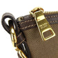 PRADA Shoulder Bag Canvas, Leather beige Women Used Authentic