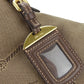 PRADA Shoulder Bag Canvas, Leather beige Women Used Authentic