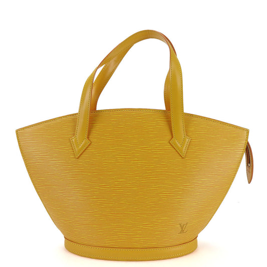 LOUIS VUITTON Handbag M52279 Epi Leather yellow Epi Sun jack Women Used Authentic