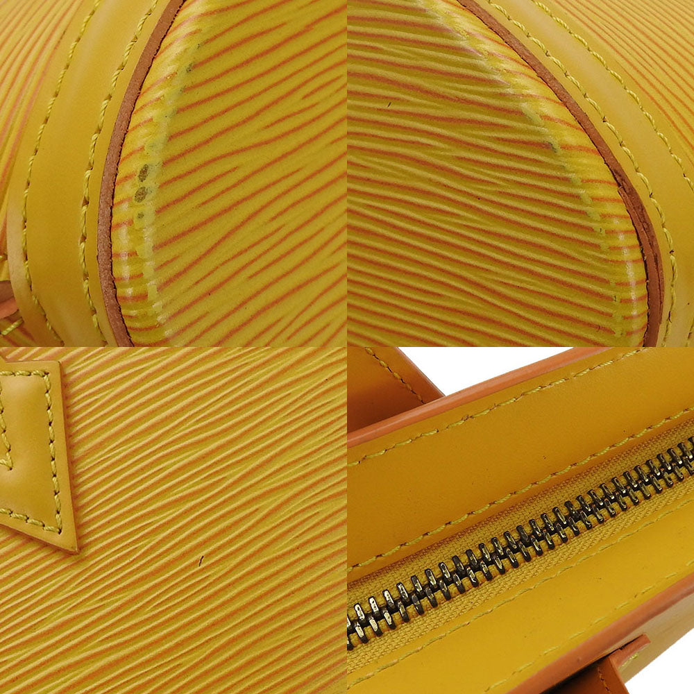 LOUIS VUITTON Handbag M52279 Epi Leather yellow Epi Sun jack Women Used Authentic
