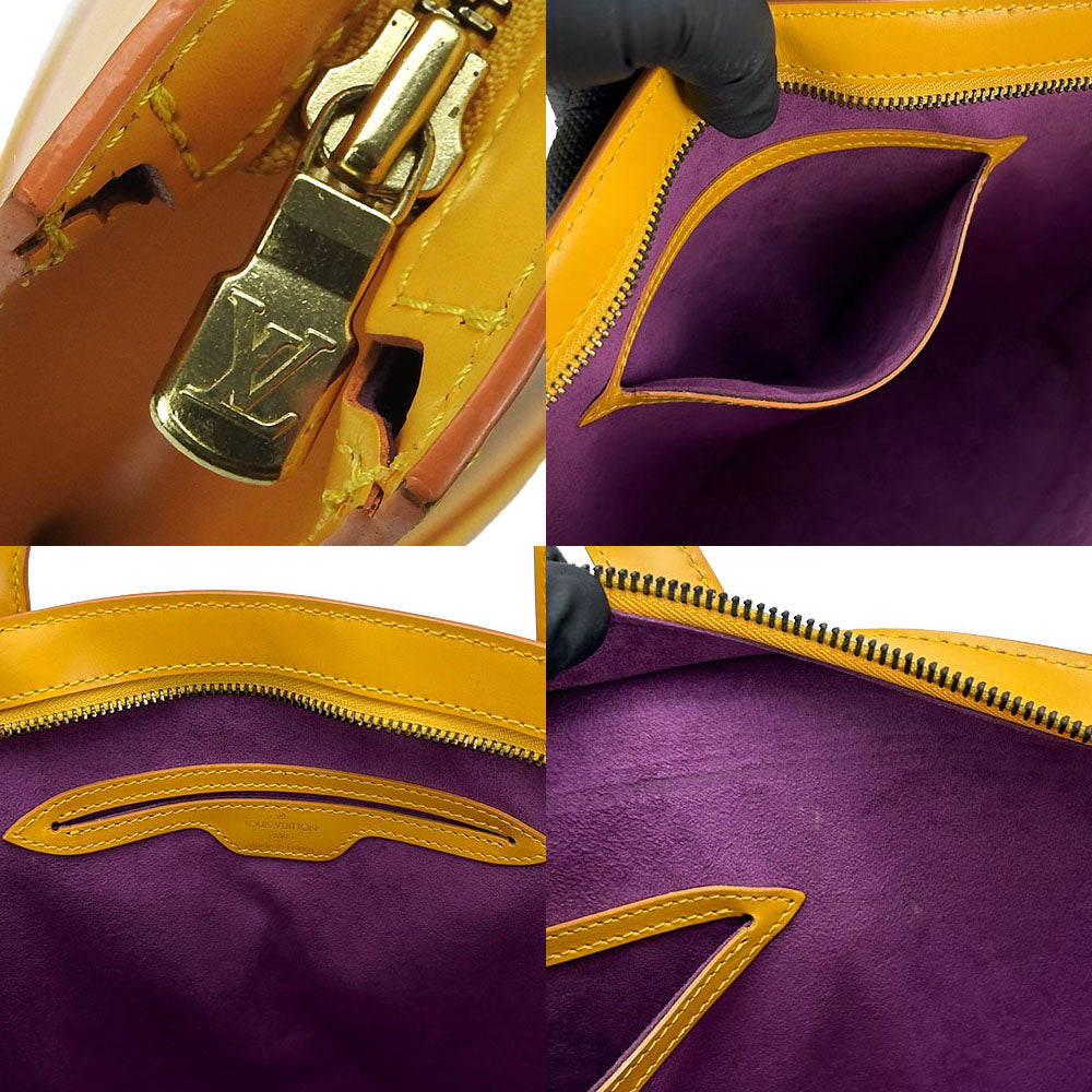 LOUIS VUITTON Handbag M52279 Epi Leather yellow Epi Sun jack Women Used Authentic