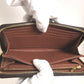 LOUIS VUITTON Long Wallet Purse M42616 Monogram canvas Brown Long Wallet Purse Monogram Zippy wallet unisex(Unisex) Used Authentic