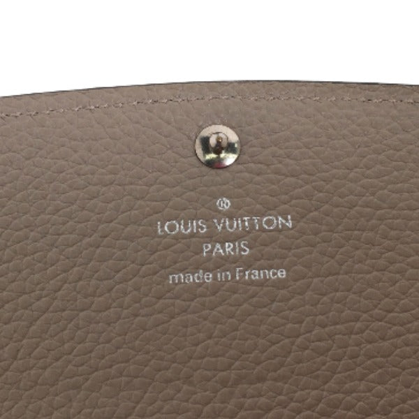 LOUIS VUITTON Long Wallet Purse M60144 Monogram Mahina beige Long Wallet Purse Monogram Portefeuille Iris Women Used Authentic