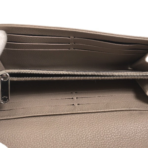 LOUIS VUITTON Long Wallet Purse M60144 Monogram Mahina beige Long Wallet Purse Monogram Portefeuille Iris Women Used Authentic