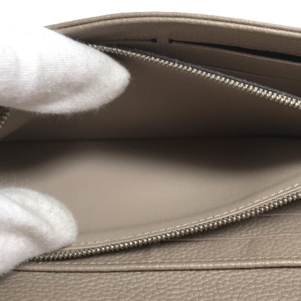 LOUIS VUITTON Long Wallet Purse M60144 Monogram Mahina beige Long Wallet Purse Monogram Portefeuille Iris Women Used Authentic