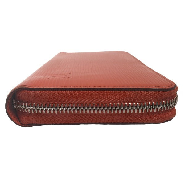 LOUIS VUITTON Long Wallet Purse M60310 Epi Leather Orange Zip Around Epi Zippy wallet Women Used Authentic