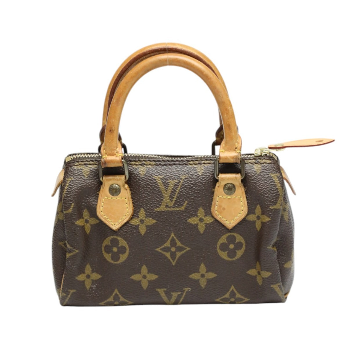LOUIS VUITTON Other bag M41534 Monogram canvas Brown Mini bag Monogram Mini speedy Women Used Authentic