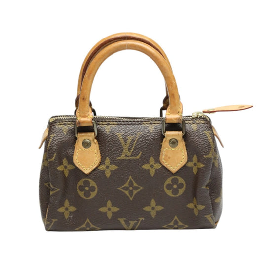 LOUIS VUITTON Other bag M41534 Monogram canvas Brown Mini bag Monogram Mini speedy Women Used Authentic