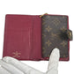 LOUIS VUITTON Bifold Wallet M69433 Monogram canvas Fuchsia Bifold Wallet Monogram Portefeuille Juliet Women Used Authentic