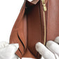 LOUIS VUITTON Long Wallet Purse M60531 Monogram canvas Brown Wallet Monogram Portefeuille Sara unisex(Unisex) Used Authentic