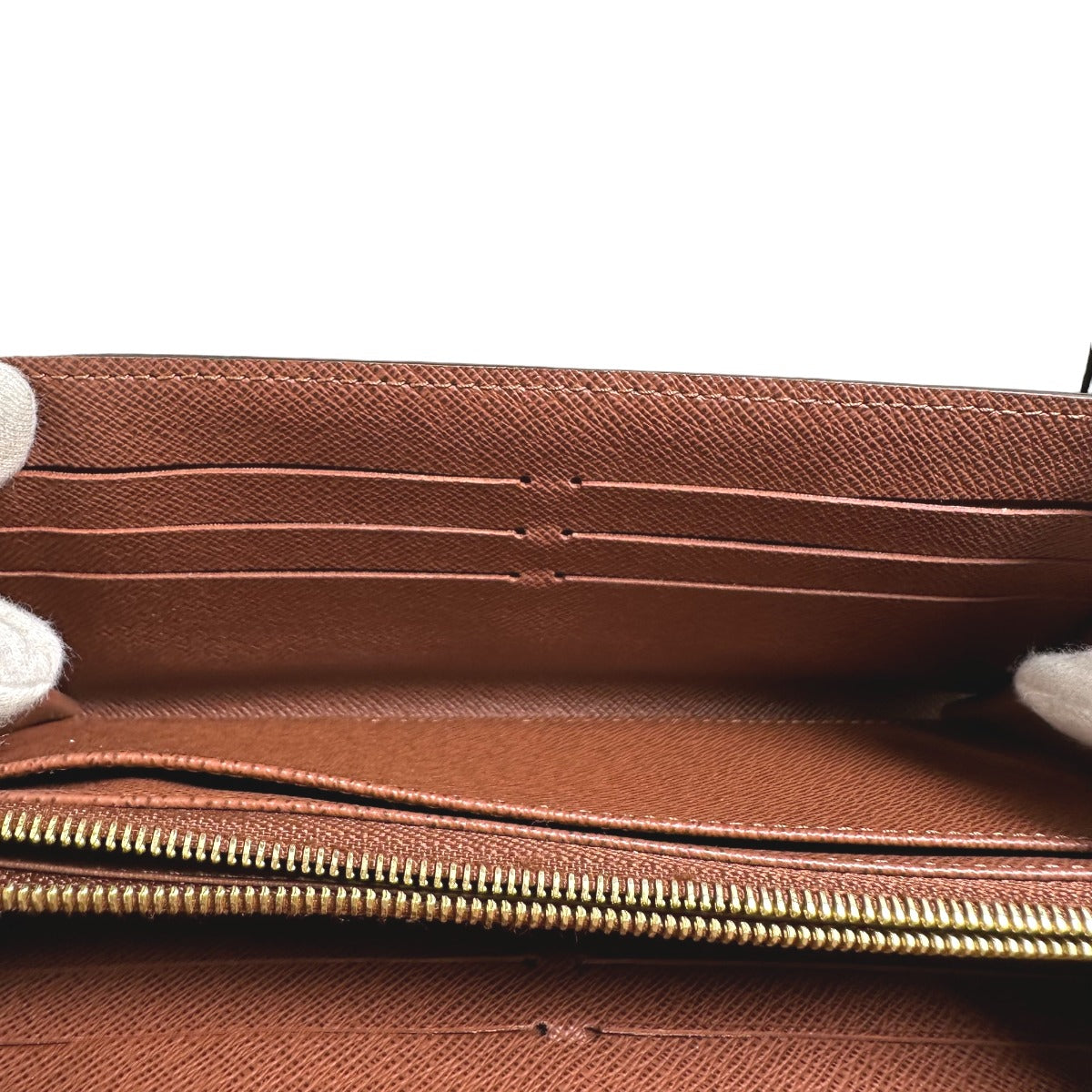 LOUIS VUITTON Long Wallet Purse M60531 Monogram canvas Brown Wallet Monogram Portefeuille Sara unisex(Unisex) Used Authentic