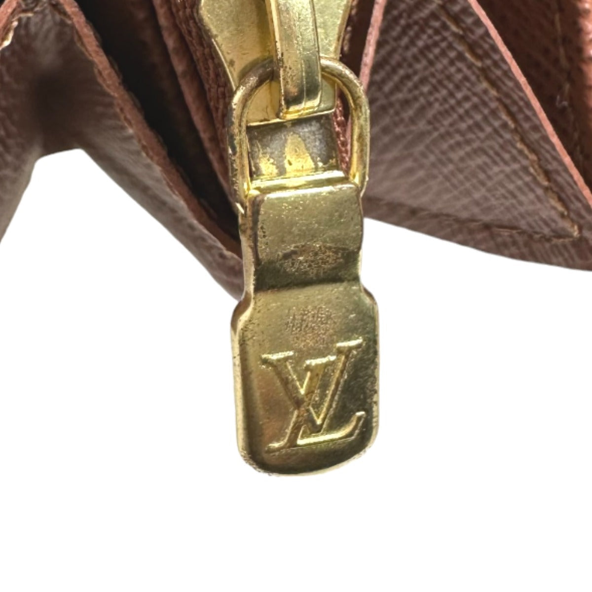 LOUIS VUITTON Long Wallet Purse M60531 Monogram canvas Brown Wallet Monogram Portefeuille Sara unisex(Unisex) Used Authentic