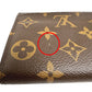 LOUIS VUITTON Long Wallet Purse M60531 Monogram canvas Brown Wallet Monogram Portefeuille Sara unisex(Unisex) Used Authentic