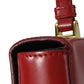 PRADA Handbag BN1670 Calfskin Red Women Used Authentic