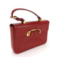 PRADA Handbag BN1670 Calfskin Red Women Used Authentic