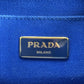 PRADA Tote Bag B2439G denim blue Shoulder Bag tote mini Canapa Women Used Authentic