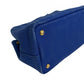 PRADA Tote Bag B2439G denim blue Shoulder Bag tote mini Canapa Women Used Authentic