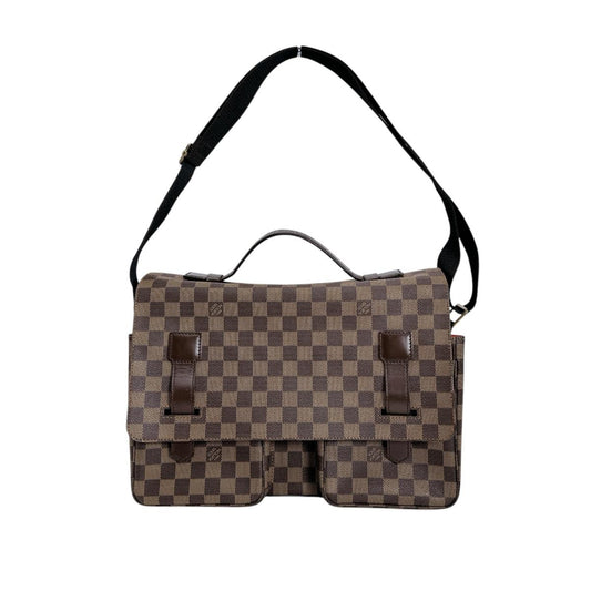 LOUIS VUITTON Shoulder Bag N42270 Damier canvas Brown 2WAY bag Damier Broadway unisex(Unisex) Used Authentic