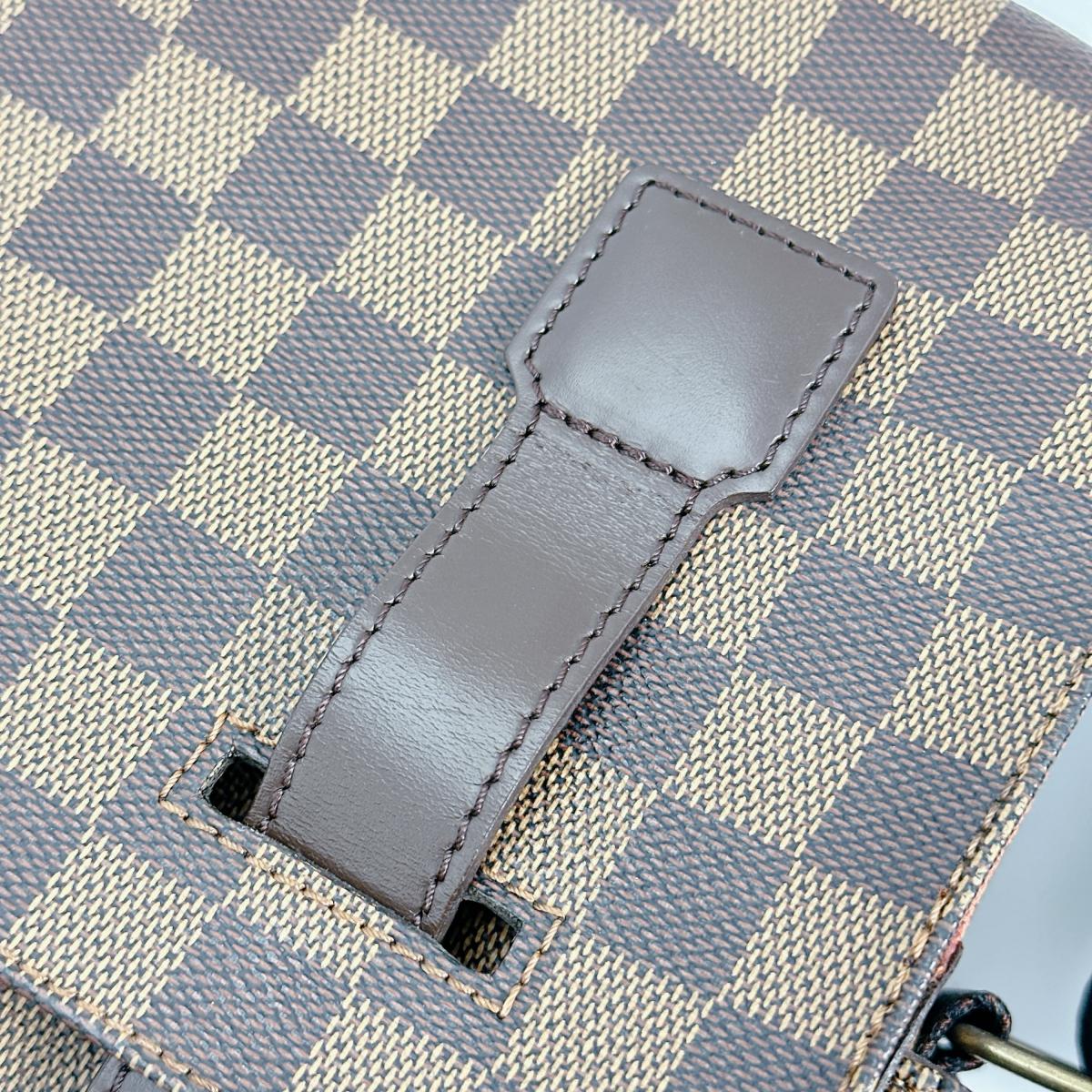 LOUIS VUITTON Shoulder Bag N42270 Damier canvas Brown 2WAY bag Damier Broadway unisex(Unisex) Used Authentic